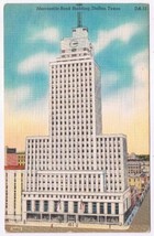 Postcard Mercantile Bank Building Dallas Texas - £2.31 GBP