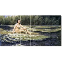 Herbert James Draper Nudes Painting Ceramic Tile Mural BTZ22340 - £141.59 GBP+