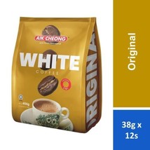 AIK Cheong White Coffee 3 in 1 Original Flavor 3 Packs (36 Sachets x 38g)  - £71.80 GBP