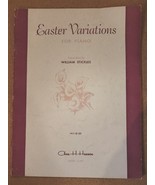 Easter Variations For Piano Chas H. Hansen Music Corp 1953william Sickles - £24.96 GBP