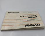 2001 Toyota RAV4 RAV 4 Owners Manual Handbook OEM H01B41019 - $26.99