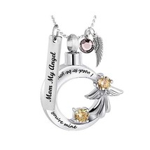 I Used to Be Your Angel Citrine Ash Jewelry Urn - Love Charms Option - £23.66 GBP