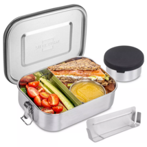 SILBERTHAL Lunch box stainless steel - leak-proof - plastic-free - 1200ml - £40.55 GBP