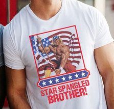 4Th Of July Hulk Hogan Shirt Patriotic American Flag Usa Tshirt - £11.00 GBP+