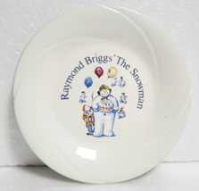The Snowman Plate 16,5cm The Nishi Nippon Bank 1996 Novelty Super Rare Old - £43.93 GBP