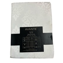 Avante Tablecloth Napkin White Scroll Embossed 60x102 8 Napkins Formal D... - $701.86 MXN