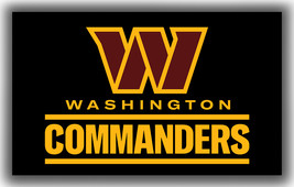 Washington Commanders Football Team Fan Flag 90x150cm 3x5ft Decor Best Banner - £11.17 GBP