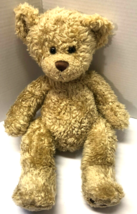 Build A Bear 16&quot; Tan Brown Curly Fur Plush Teddy Bear Animal - BAB Stuff... - £11.89 GBP