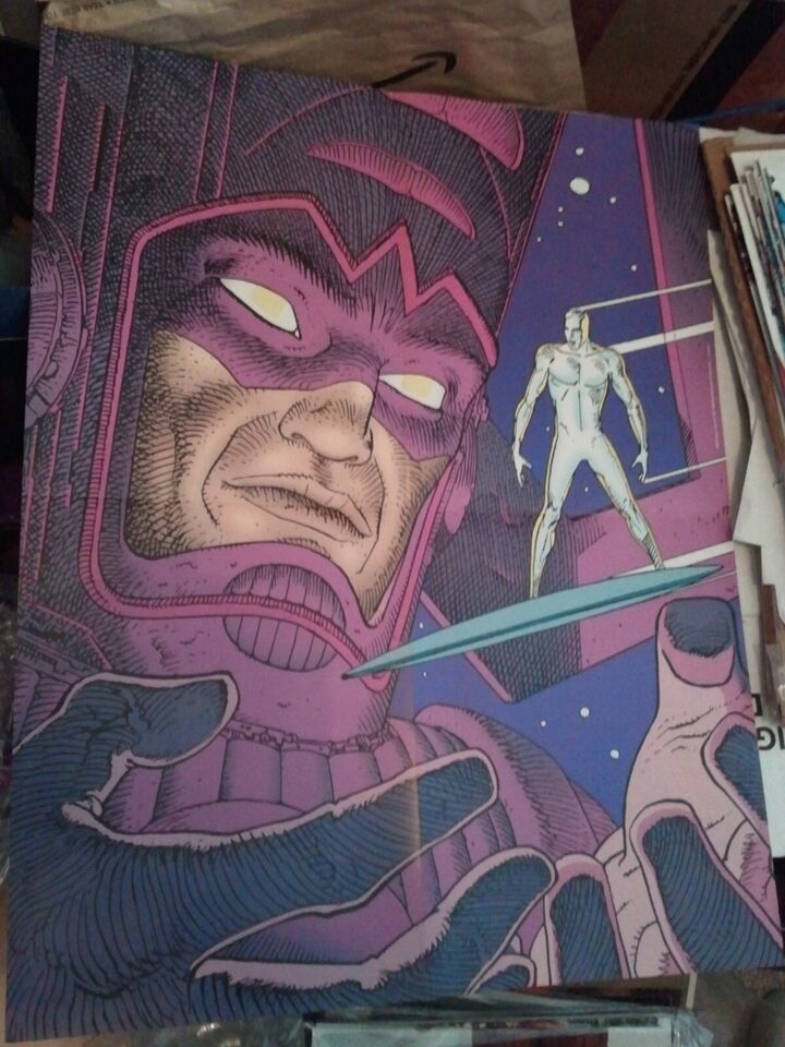 Galactus and Silver Surfer Poster by Moebius Marvel Comics - £238.93 GBP