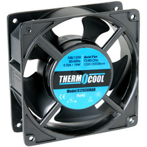 Thermocool 110 VAC Fan 120 x 38mm Ball Bearing 72 CFM - £28.27 GBP