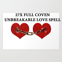 27X FULL COVEN UNBREAKABLE LOVE TIES THE STRONGEST LOVE MAGICK 99 Witch ... - $11.40