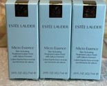 3 X Estee Lauder Micro Essence Skin Activating Treatment Lotion = .72oz ... - £6.96 GBP