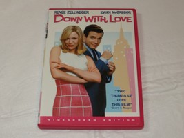 Down With Love DVD 2003 Widescreen Rated-PG13 Comedy Renee Zellweger Ewan McGreg - £10.16 GBP