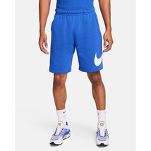 Nike Sportswear Club Mens Graphic Shorts Fleece Blue S - £18.79 GBP