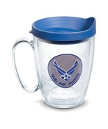 Tervis U.S. Air Force Logo 16 oz. Coffee Mug W/ Lid USA Military Cup NEW - £8.68 GBP