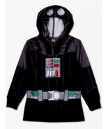 NEW Youth Boys Star Wars Darth Vader Black Costume Zip Front Hoodie Size XL - $23.23 CAD