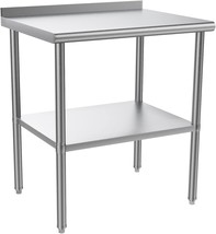 Heavy Duty 30&#39;&#39; x 24&#39;&#39; Stainless Steel Prep Table Commercial Worktable f... - £97.17 GBP
