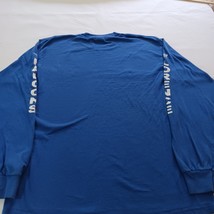 Gildan Activewear FLORENCE FALCON Men's Blue Cotton T-Shirt Long Sleeve Size L image 11
