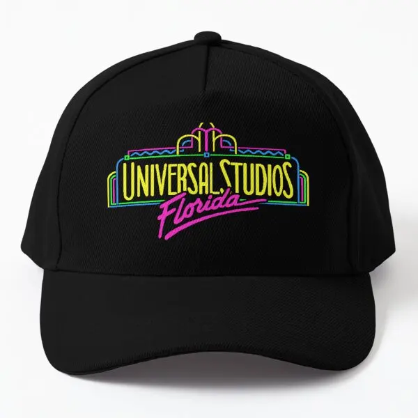 Universal Studios Florida V2 Baseball Cap Hat Black Snapback - $15.88