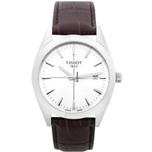 Tissot Men&#39;s Gentleman Silver Dial Watch - T1274101603101 - £224.05 GBP