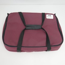 Pyrex Portables 16x12x3 Burgundy Red Insulated Thermal Travel Bag Carrying Case - £15.51 GBP