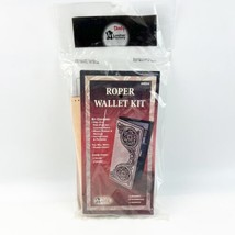 NEW Tandy Leather Company Roper Wallet Kit Number 4044 Brown Black - $19.99