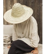 Palm leaf hat, Palm Leaf Garden Hat, Round Straw hat, Summer hat, Beach ... - $864.81 MXN