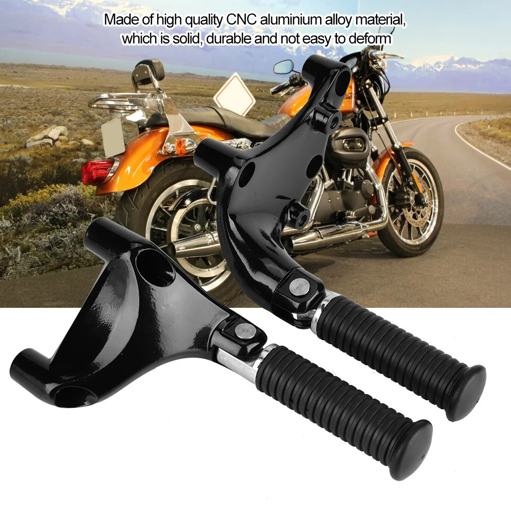 Cycle rear passenger foot pedal mount bracket foot pegs for 883 sportster seventy 14 18 thumb200