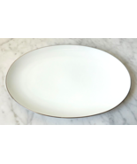 Vintage Noritake Colony China Japan Oval Serving Platter White Platinum ... - €24,51 EUR