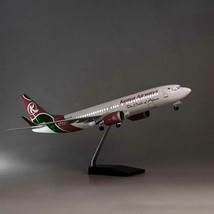 1/85 Scale 47CM Airplane 737MAX B737 MAX Aircraft Kenya Airways Plane Model - £74.56 GBP+