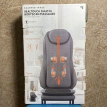 Sharper Image Smartsense Shiatsu Realtouch Massaging Chair Pad In Origin... - $82.99