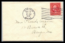 1928 US Cover - Bangor, Maine to Bangor O8  - £2.31 GBP