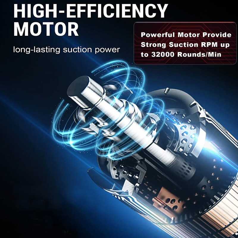 6000PA Powerful Car Vacuum Cleaner, Handheld Vacuum Cordless, 120W Mini Hand Hel Item image 5