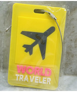 Colorful &amp; Fun Travel Suitcase ID Luggage Tag and Suitcase Label-World T... - $21.51 CAD
