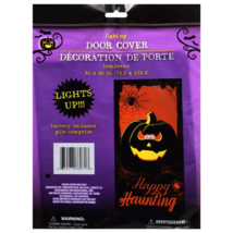 Halloween Light Up Party Decoration Haunted Door Cover 30" x 60" Inches image 3