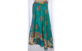 Indian Sari Wrap Skirt S307 - £19.61 GBP