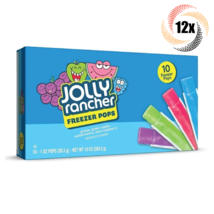 12x Packs Jolly Rancher Assorted Flavor Freezer Pops | 10 Pops Per Pack  | 1oz - £26.57 GBP