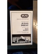 JUDAS PRIEST / IRON MAIDEN MEADOWLANDS OCTOBER 22, 1982 CONCERT PROGRAM ... - $78.00