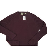 NEW Timberland Deadstock Vintage Sweater! XL Maroon Purple with Tree Log... - $68.37 CAD