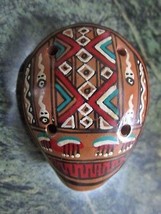 Indian Whistle Ceramic Hand Painted Rare [81D] - £75.08 GBP