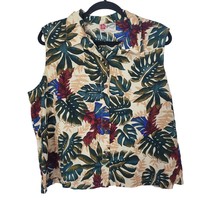 Vintage Hilo Hattie The Hawaiian Original Button Up Shirt XL Womens Tropical - £18.59 GBP