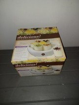 Salton Yogurt Marker Model YM7   7 GLASS Jars with Covers - $741.67 MXN