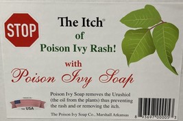 Poison Ivy Soap The Poison Ivy Soap Co. Poison Oak Sumac Soap Stops the Itch USA - £3.95 GBP