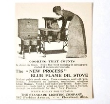 Blue Flame Oil Cooking Stove 1897 Advertisement Victorian Appliance ADBN1A7 - $372.61 MXN