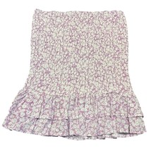 NEW Lost + Wander Skirt Medium Lavender White Mini Abstract Floral Bodyc... - £14.20 GBP