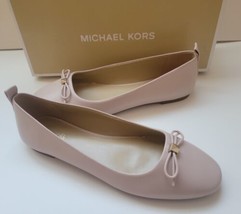 Michael MICHAEL KORS Eloise Flex Bow Ballet Flat Shoes Soft Pink Size 8 New - £61.86 GBP