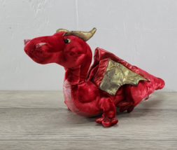 2012 Douglas Cuddle Toys Ruby Red 15&quot; Dragon Plush Stuffed Animal - $14.50