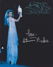 Signed STEVIE NICKS Photo Autographed Fleetwood Mac w COA Bella Donna Promo - £89.90 GBP