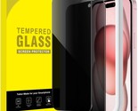 JETech Privacy Screen Protector for iPhone 15 6.1-Inch, Anti-Spy Tempere... - $16.99
