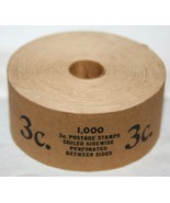 US 3 Cent Postage Stamp 1000 Test-Dummy Coil Roll - £95.66 GBP